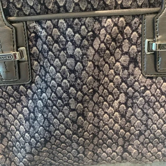 NWOT! $398 Coach Carryall Taylor Snake Print Leather Tote Satchel F26034 - 2013 - Picture 4 of 16